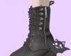 ☽ Leather Boots + Pink