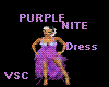 VSC,purple nites dress