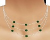 emerald/green necklace