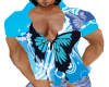 Butterfly Blue Shirt