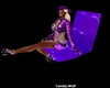 purple floorseat w/poses