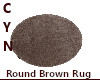 Round Brown Rug