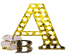 B♛|Gold Sign Letter A