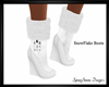 SnowFlake Ankle Boots Wh