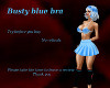 Busty blue bra