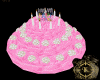*K* Pink Birth Cake