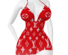 LV  V-Day Dress- Red