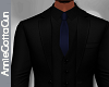 Black Suit ~ Navy Tie