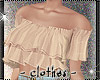 clothes - nude ruffles