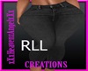 RLL Black Straight Jeans