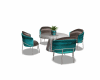 GHEDC Teal Dining Table
