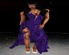Purple bal gown