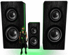 speaker flash green
