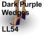 Dark Purple Wedges