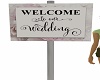 welcome to wedding