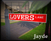 Lovers Lane Sign