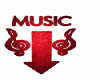 MUSIC SIGN RED