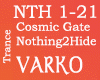 Cosmic Gate-Nothing2Hide