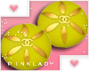 <P>Earrings I Neon&Gold