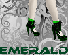 Emerald Vamp Heels