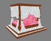 ladys pink  bed