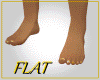 Feet Gold Nails Flat