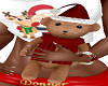 3 Pose Christmas Teddy