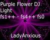 DJ  Light Purple Flower