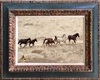 wild horses painting