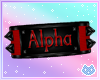 Red Alpha Armband R-F