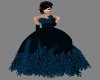 !R! Blue Feather Gown