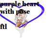 heart frame with poses