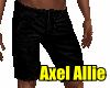 AA Black Long Shorts
