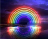 Neon Rainbow Wall