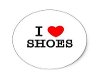 I Love Shoes  Sticker