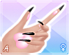 A| Black Dainty Paws (F)