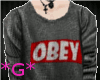 Grey OBEY Sweater *G*