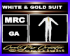 WHITE & GOLD SUIT