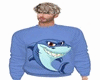 GM's Shark  Blue Sweter