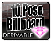10 Pose Billboard (DER)
