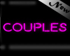 Couples glowing sign