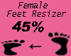 Feet Resizer Avatar 45%