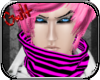 G'| Pink Stripped Scarf