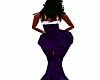 Purple&W  Bridemaid Gown