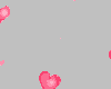 lil floating pink hearts