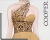 !A Dress Gold Nude