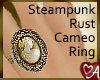 .a Steam Rust Cameo Ring
