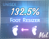 M~ Foot Scaler 132.5%