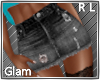 Black Denim Skirt RL
