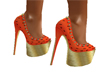 Elegance Orange  shoes 